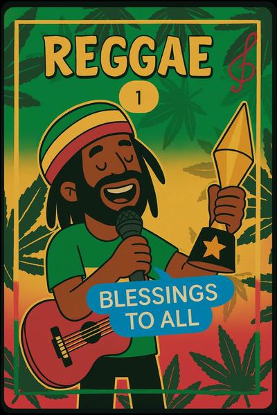 Reggae genre card